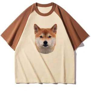 Shiba Inu Graphic Tee - Women's Casual Short Sleeve T-Shirt