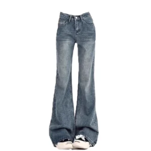 Women's High-Waisted Flare Denim
