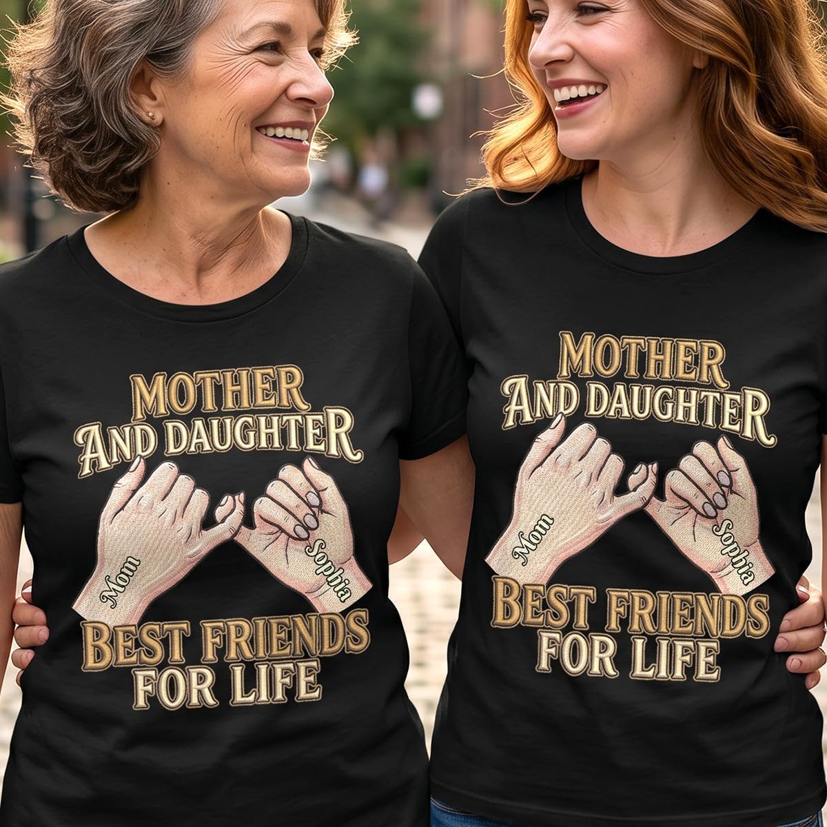 Women’s Mother Daughter Best Friend Graphic T-Shirt