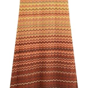 Women's Striped Ribbed Spaghetti Strap Beach Midi Dress