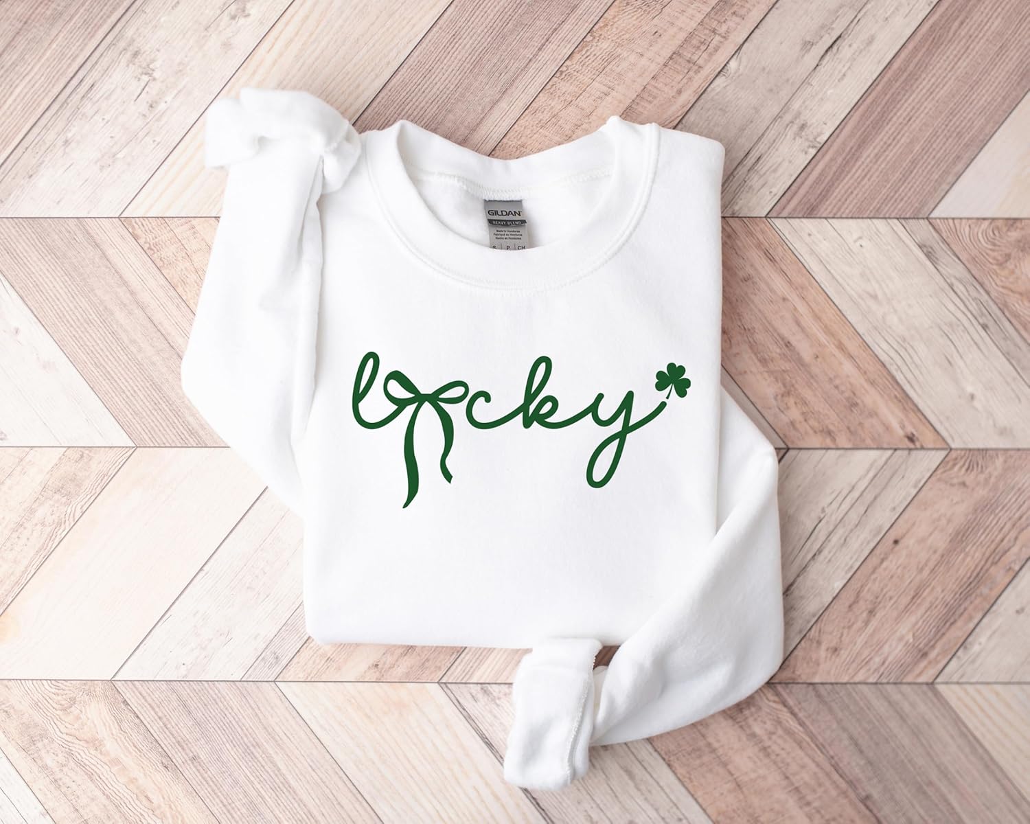 Women’s Lucky Patrick’s Day Festive Graphic Sweater
